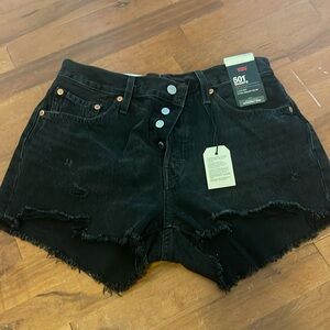 Levi 501 high rise shorts